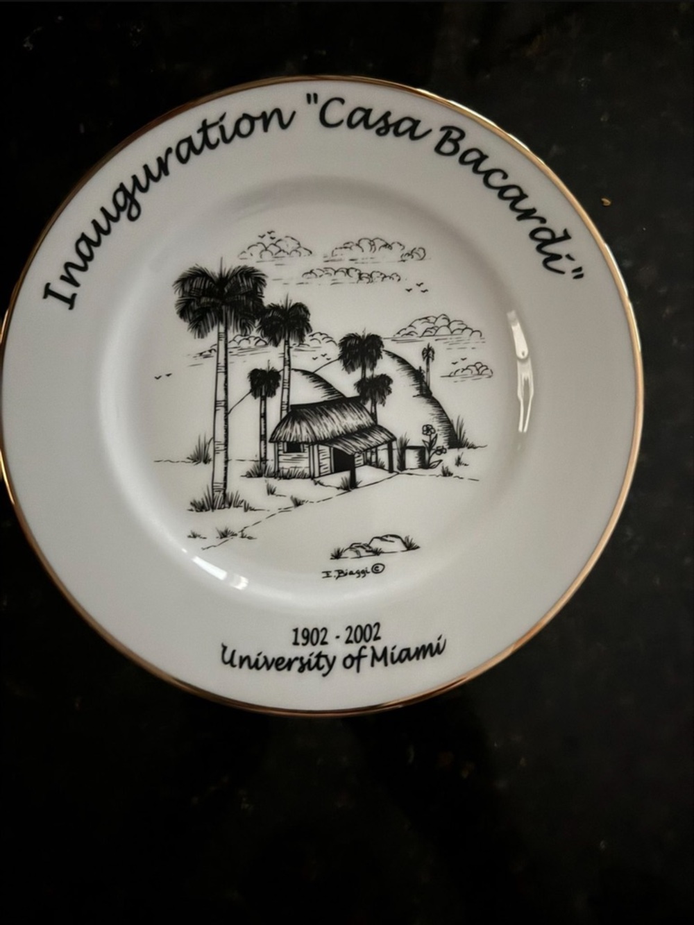 Plate Inauguration University of Miami